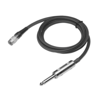 PROFESSIONAL GUITAR INPUT CABLE FOR WIRELESS WITH 1/4" PHONE PLUG, 36" LONG, TERMINATED WITH